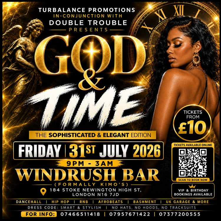 GOD & TIME - The Sophisticated & Elegant Edition - 31/07/2026