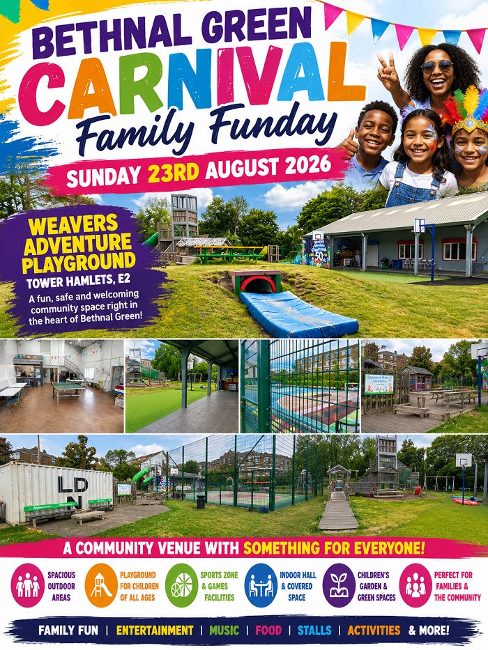 Bethnal Green Carnival & Family Funday Vendors Payments